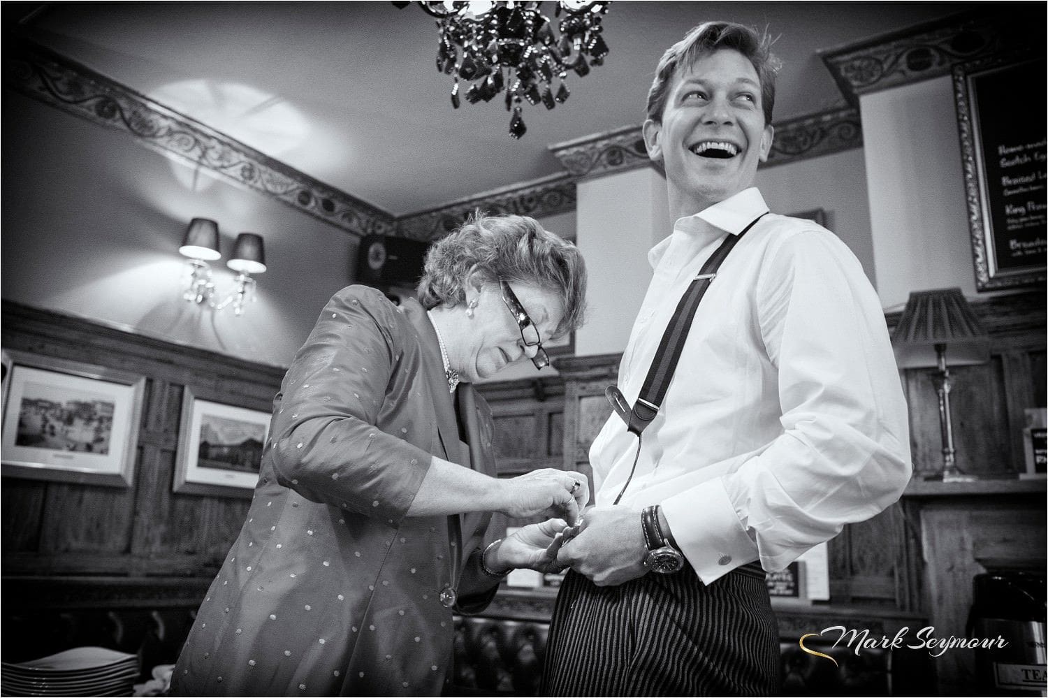 Groom getting Ready