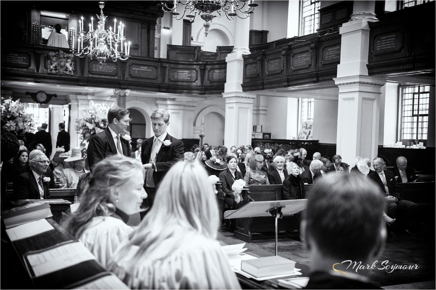 A london wedding in church