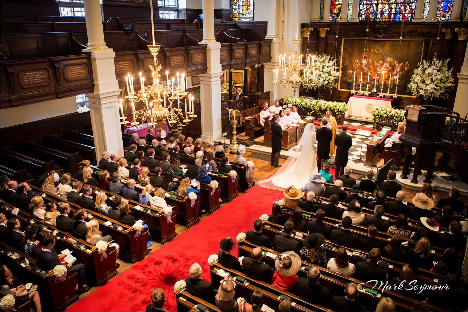A full church wedding