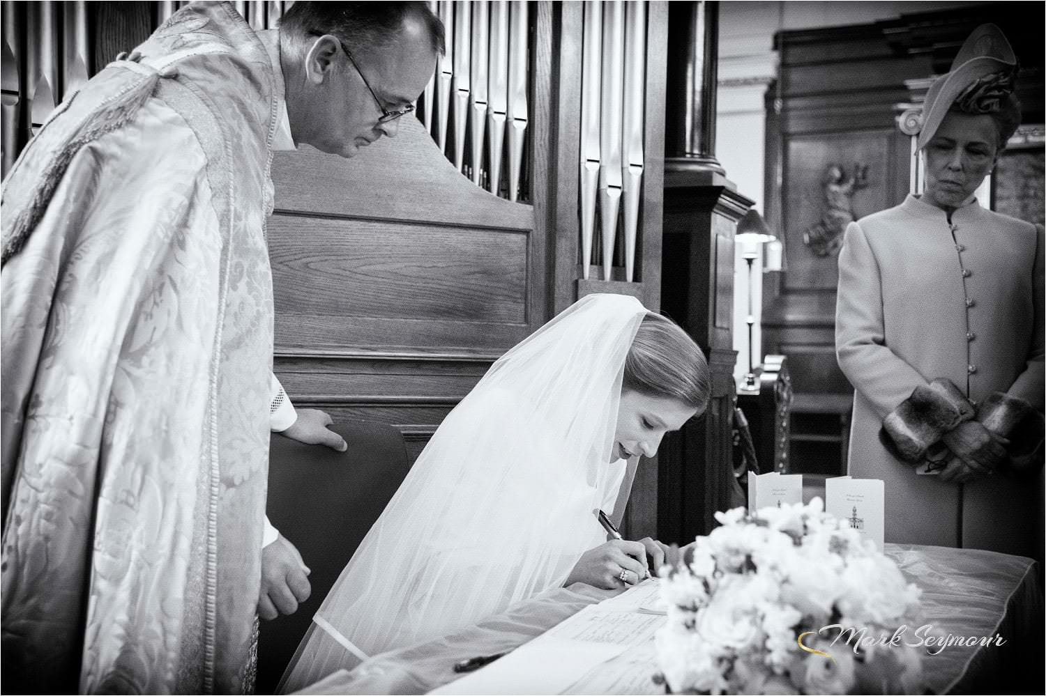 signing the register